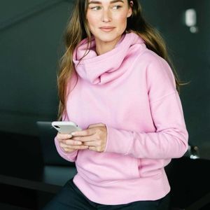 Nwt *Host Pick!*  Zyia Active  Oh So Soft Hoodie, Mauve (it's more pink), Size L